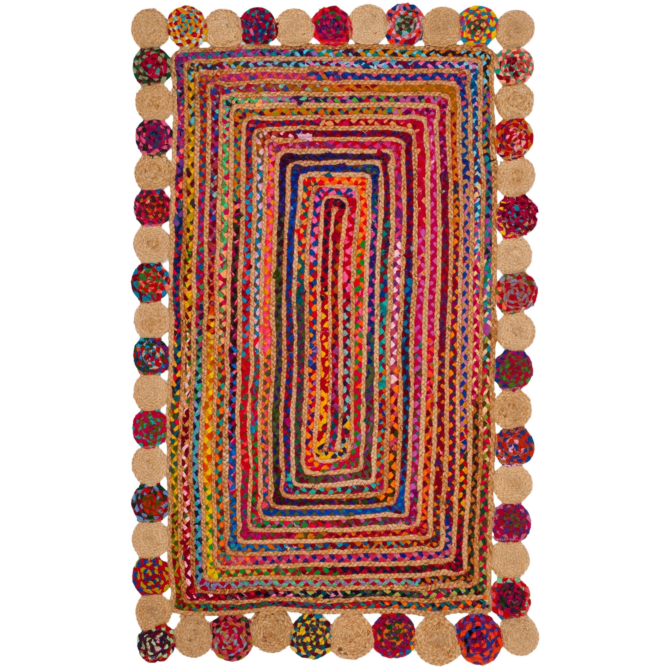 SAFAVIEH Handmade Cape Cod Diora Coastal Jute Rug