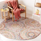 SAFAVIEH Handmade Cape Cod Eulogia Coastal Jute Rug