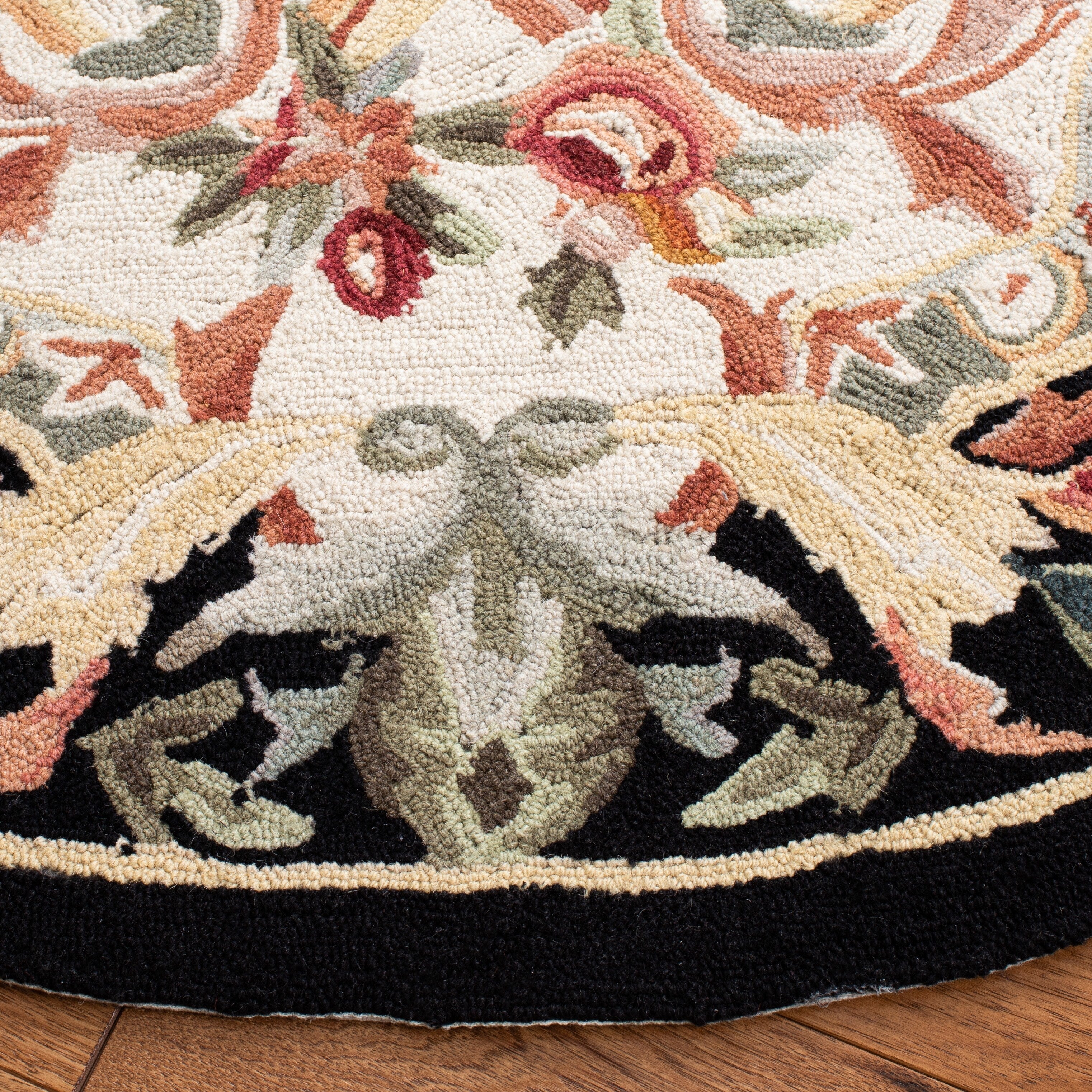 SAFAVIEH Handmade Chelsea Anni French Country Rooster Wool Rug