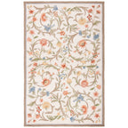 SAFAVIEH Handmade Chelsea Jacomine French Country Floral Scroll Wool