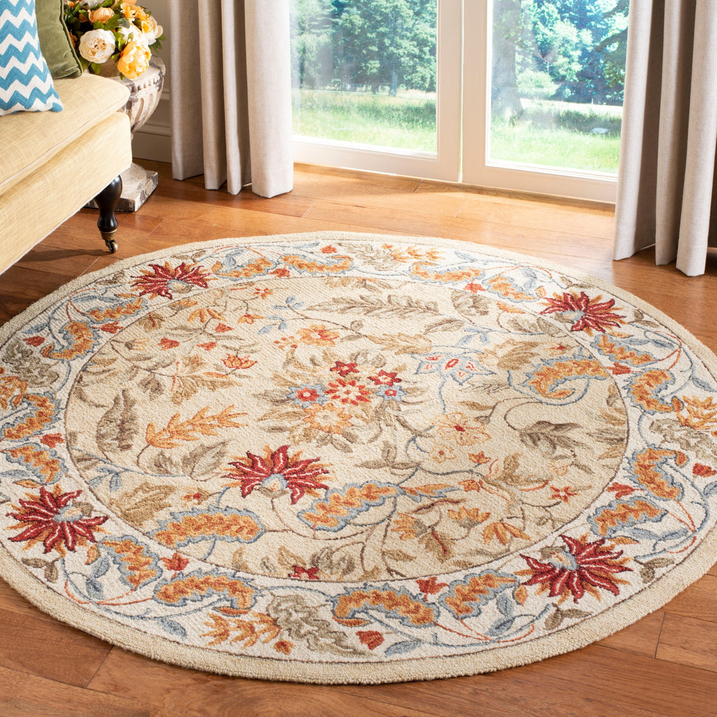 SAFAVIEH Handmade Chelsea Malda French Country Floral Wool Rug