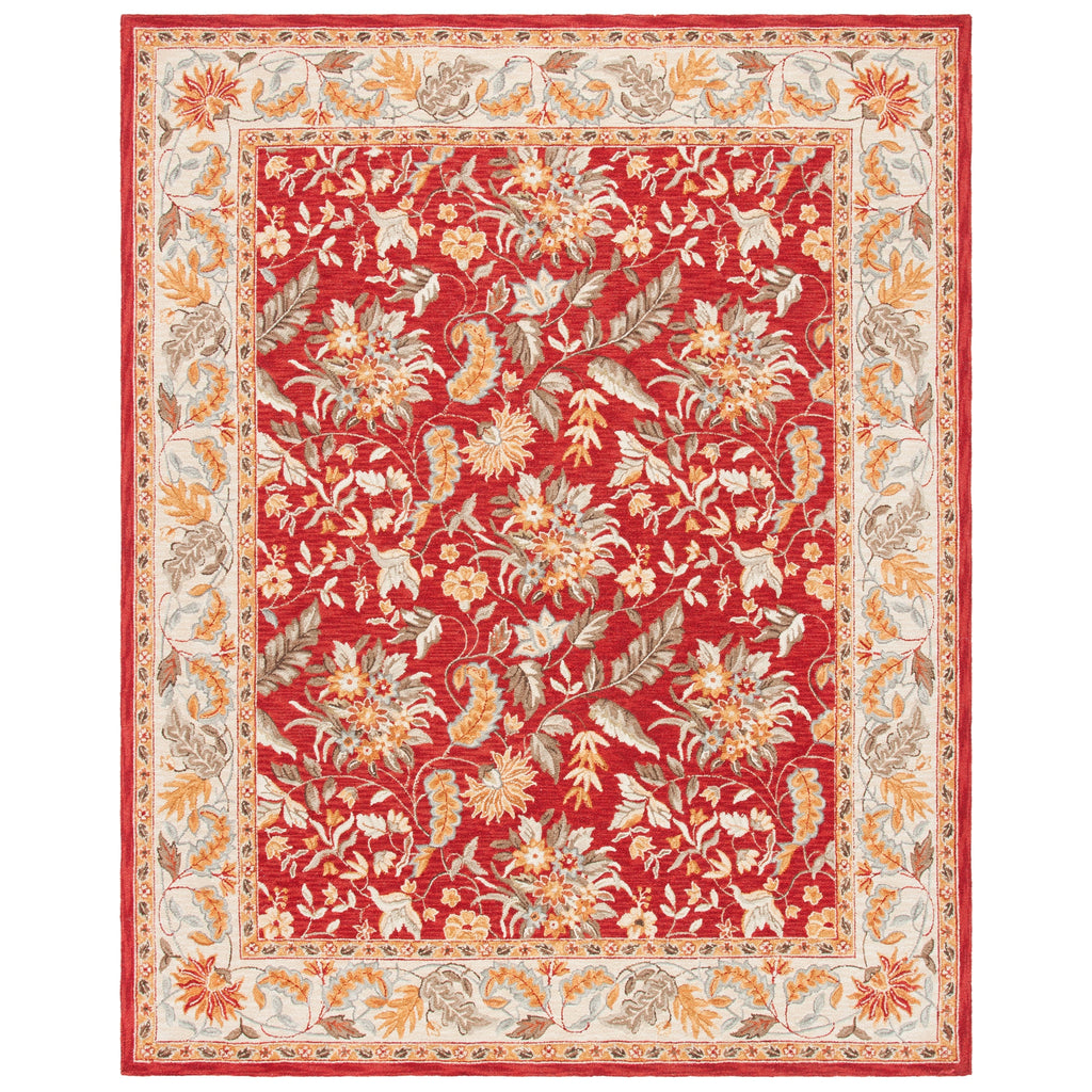 SAFAVIEH Handmade Chelsea Malda French Country Floral Wool Rug