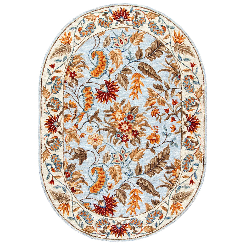 SAFAVIEH Handmade Chelsea Malda French Country Floral Wool Rug