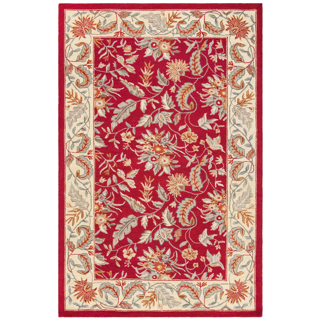 SAFAVIEH Handmade Chelsea Malda French Country Floral Wool Rug