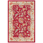 SAFAVIEH Handmade Chelsea Malda French Country Floral Wool Rug