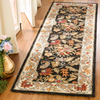 SAFAVIEH Handmade Chelsea Malda French Country Floral Wool Rug