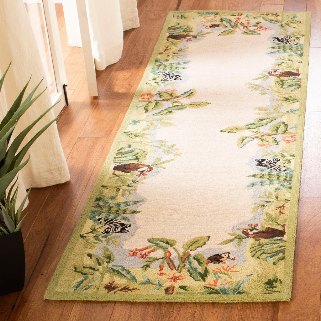 SAFAVIEH Handmade Chelsea Margrieta French Country Wool Rug