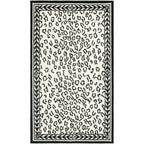 SAFAVIEH Handmade Chelsea Solar Garden Leopard French Country Wool Rug