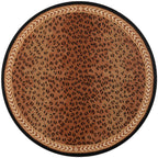 SAFAVIEH Handmade Chelsea Solar Garden Leopard French Country Wool Rug