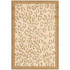 SAFAVIEH Handmade Chelsea Solar Garden Leopard French Country Wool Rug