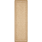 SAFAVIEH Handmade Chelsea Solar Garden Leopard French Country Wool Rug