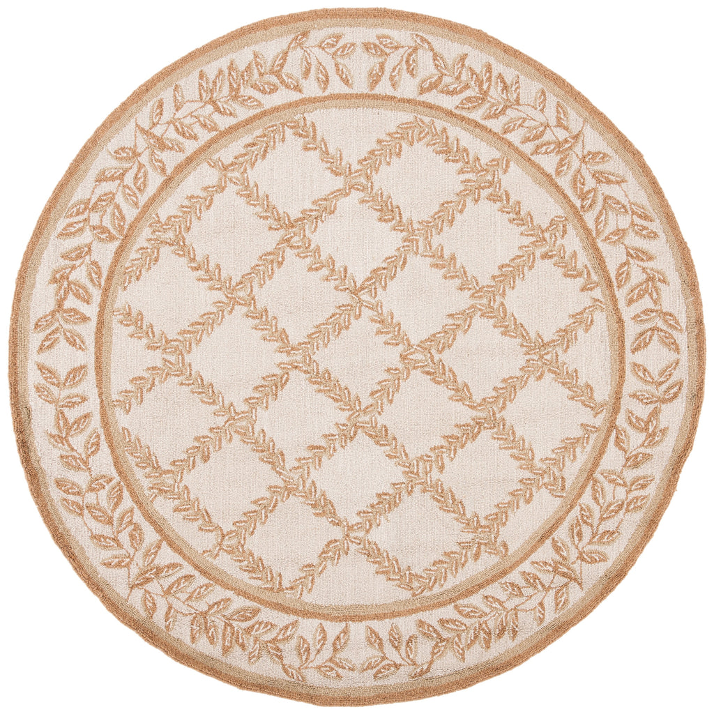 SAFAVIEH Handmade Chelsea Sunstripe Trellis French Country Wool Rug