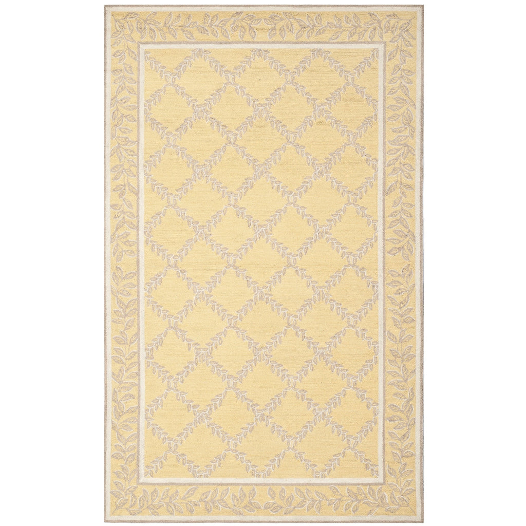 SAFAVIEH Handmade Chelsea Sunstripe Trellis French Country Wool Rug