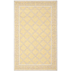 SAFAVIEH Handmade Chelsea Sunstripe Trellis French Country Wool Rug