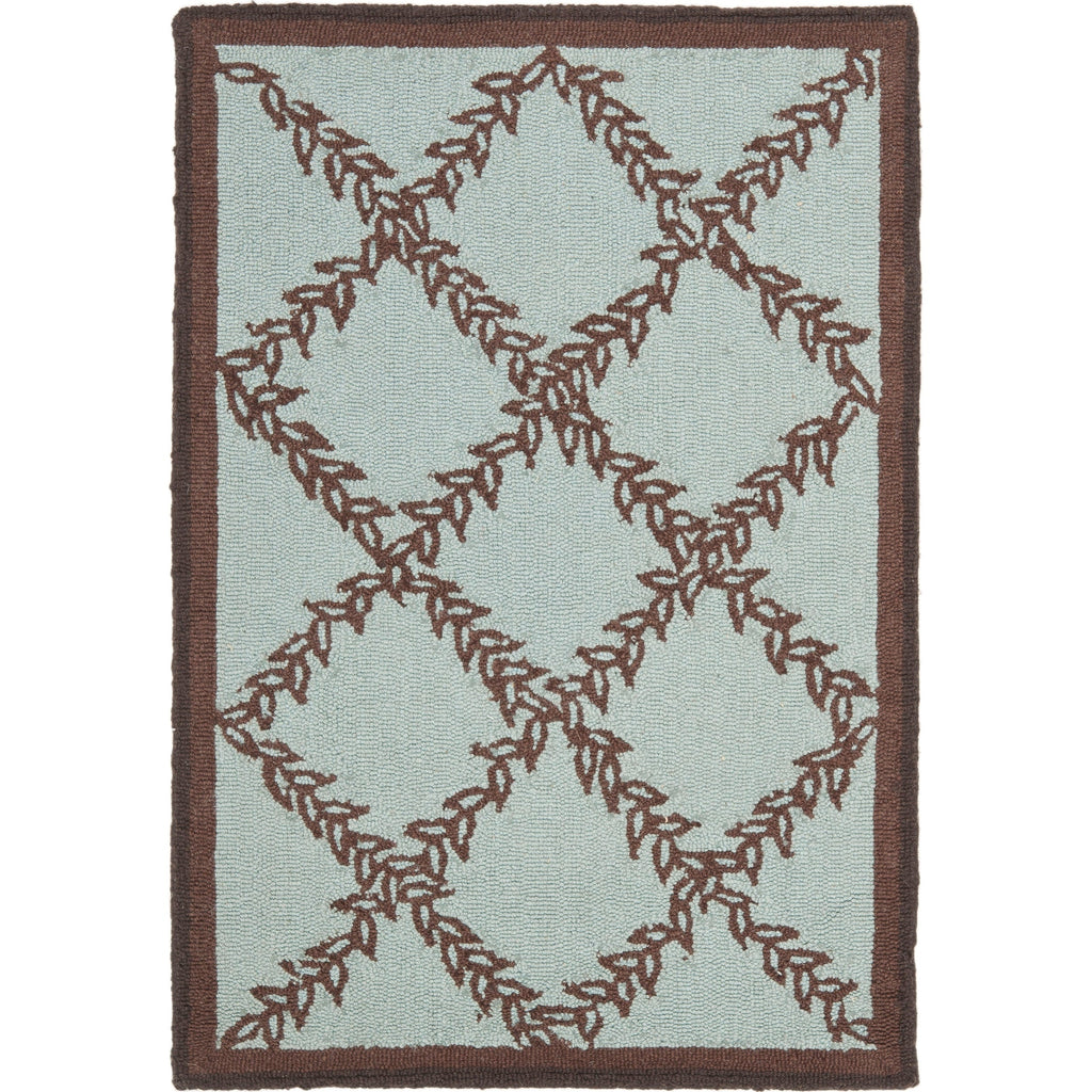 SAFAVIEH Handmade Chelsea Sunstripe Trellis French Country Wool Rug