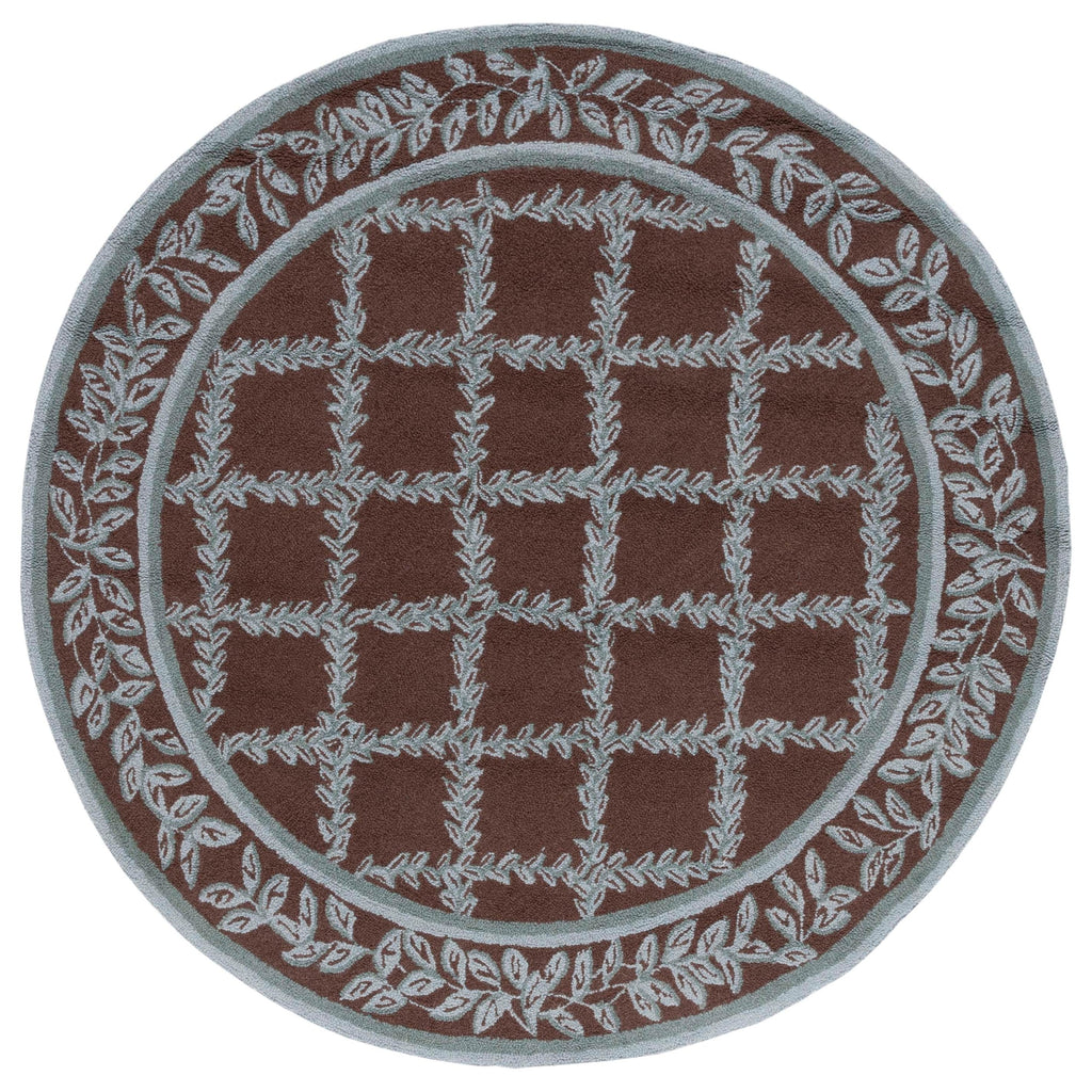 SAFAVIEH Handmade Chelsea Sunstripe Trellis French Country Wool Rug