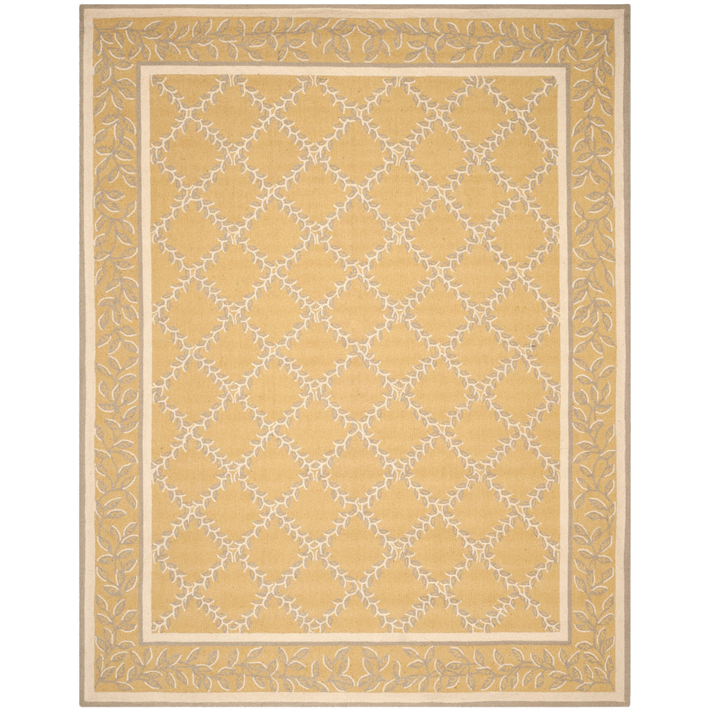 SAFAVIEH Handmade Chelsea Sunstripe Trellis French Country Wool Rug
