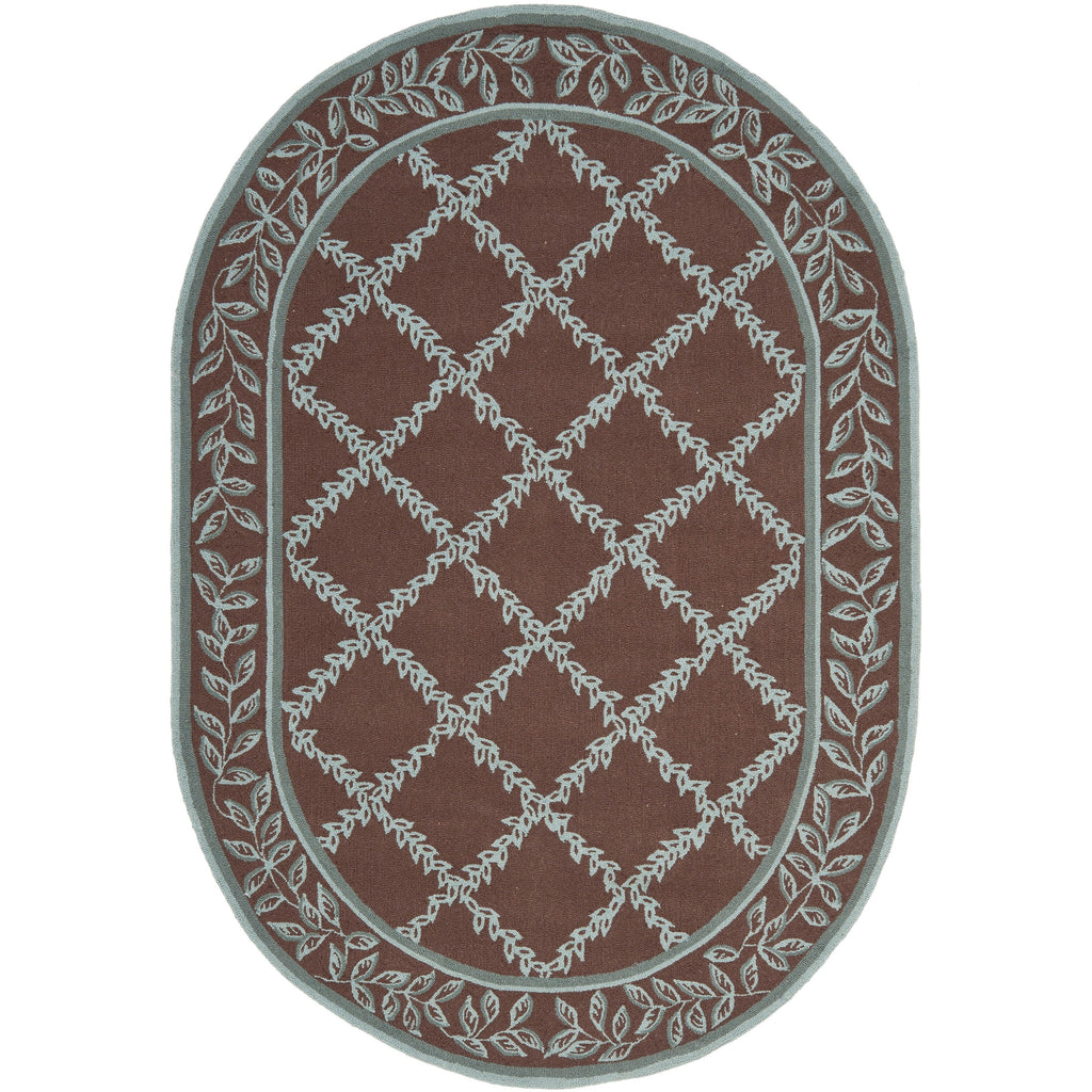 SAFAVIEH Handmade Chelsea Sunstripe Trellis French Country Wool Rug