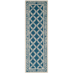 SAFAVIEH Handmade Chelsea Sunstripe Trellis French Country Wool Rug