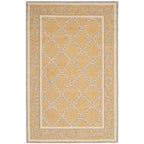 SAFAVIEH Handmade Chelsea Sunstripe Trellis French Country Wool Rug