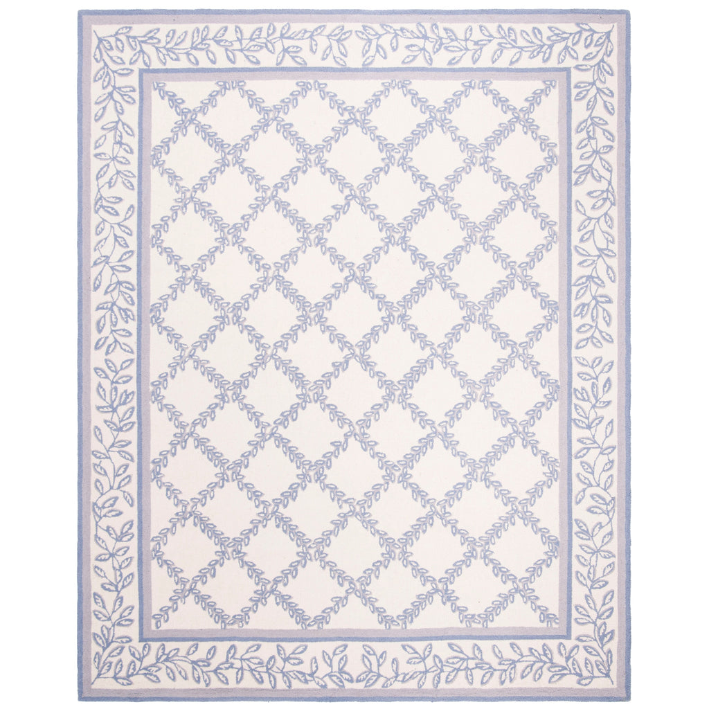 SAFAVIEH Handmade Chelsea Sunstripe Trellis French Country Wool Rug