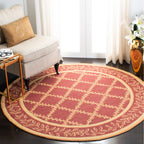 SAFAVIEH Handmade Chelsea Sunstripe Trellis French Country Wool Rug