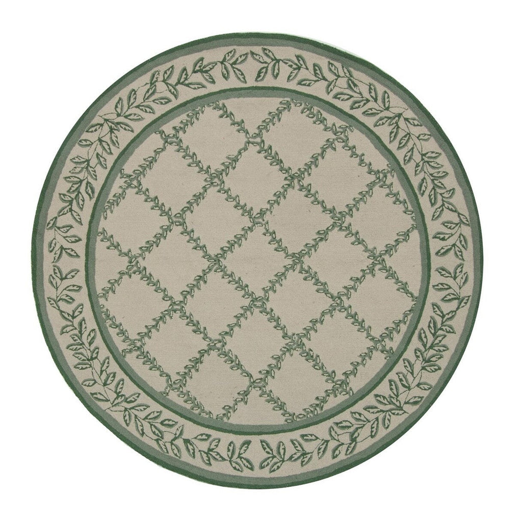 SAFAVIEH Handmade Chelsea Sunstripe Trellis French Country Wool Rug