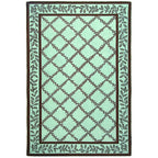 SAFAVIEH Handmade Chelsea Sunstripe Trellis French Country Wool Rug