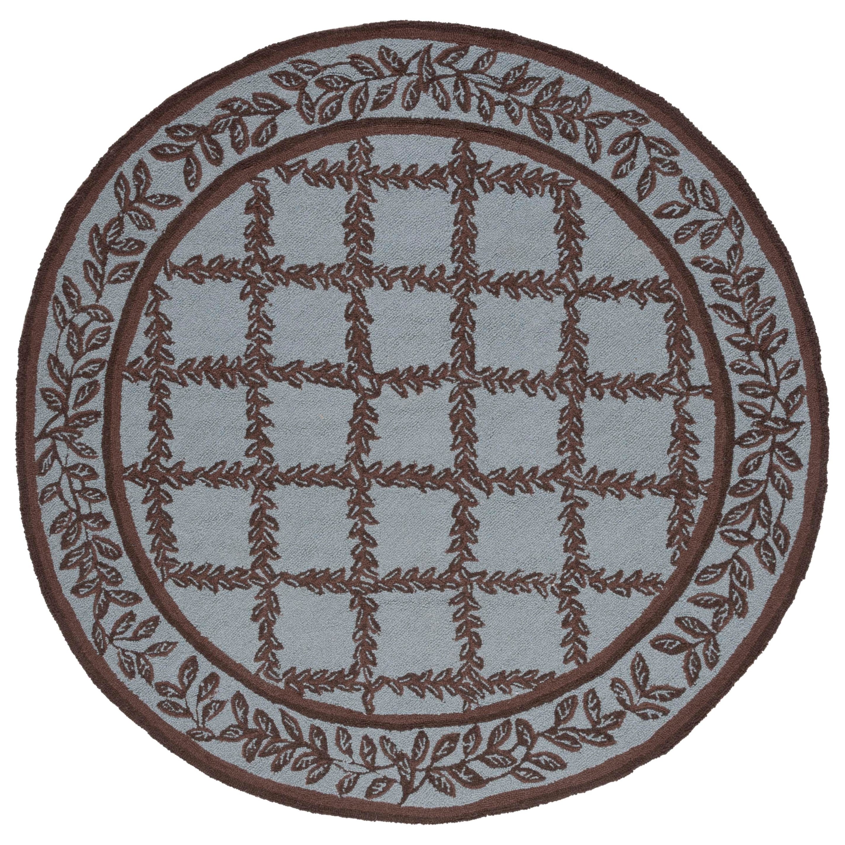 SAFAVIEH Handmade Chelsea Sunstripe Trellis French Country Wool Rug