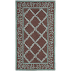 SAFAVIEH Handmade Chelsea Sunstripe Trellis French Country Wool Rug