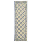 SAFAVIEH Handmade Chelsea Sunstripe Trellis French Country Wool Rug