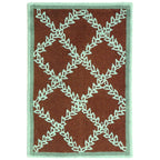 SAFAVIEH Handmade Chelsea Sunstripe Trellis French Country Wool Rug