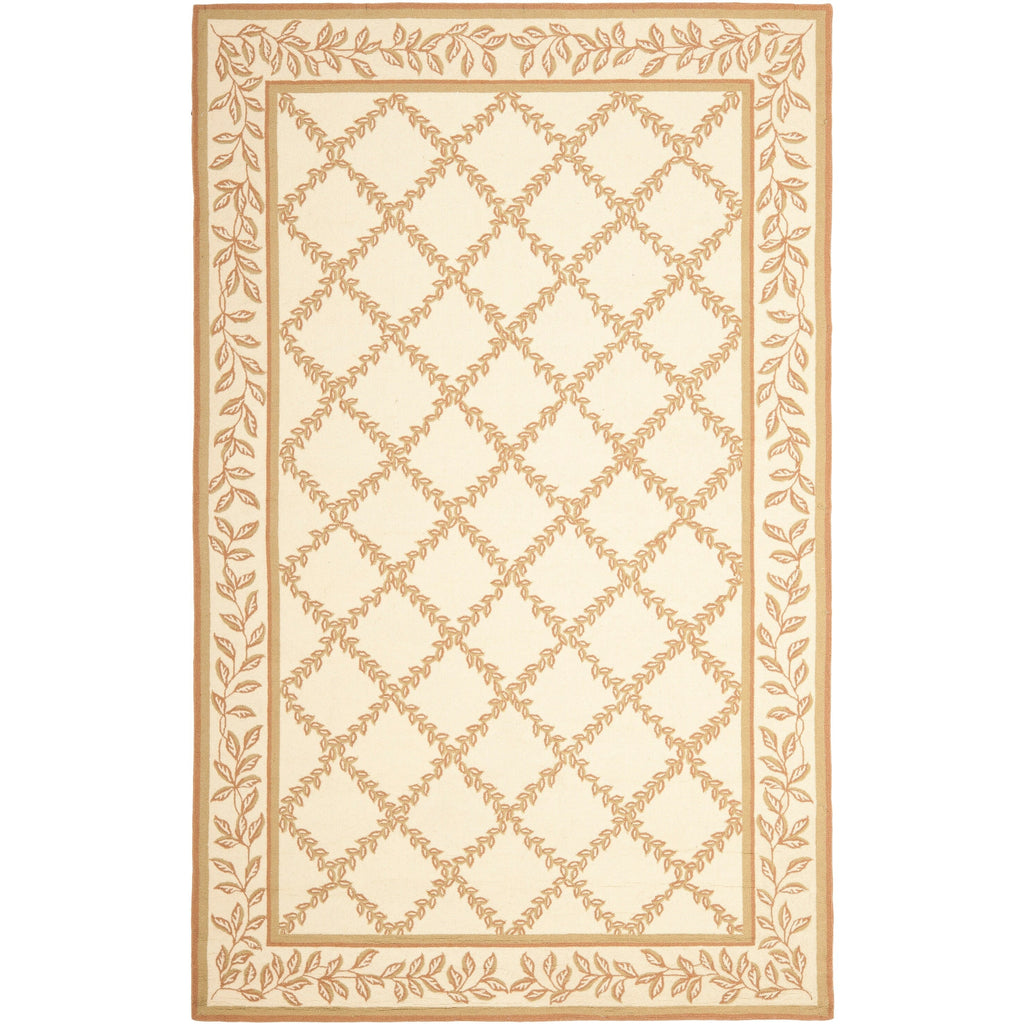 SAFAVIEH Handmade Chelsea Sunstripe Trellis French Country Wool Rug