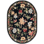 SAFAVIEH Handmade Chelsea Yauhenia French Country Floral Wool Rug