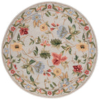 SAFAVIEH Handmade Chelsea Yauhenia French Country Floral Wool Rug