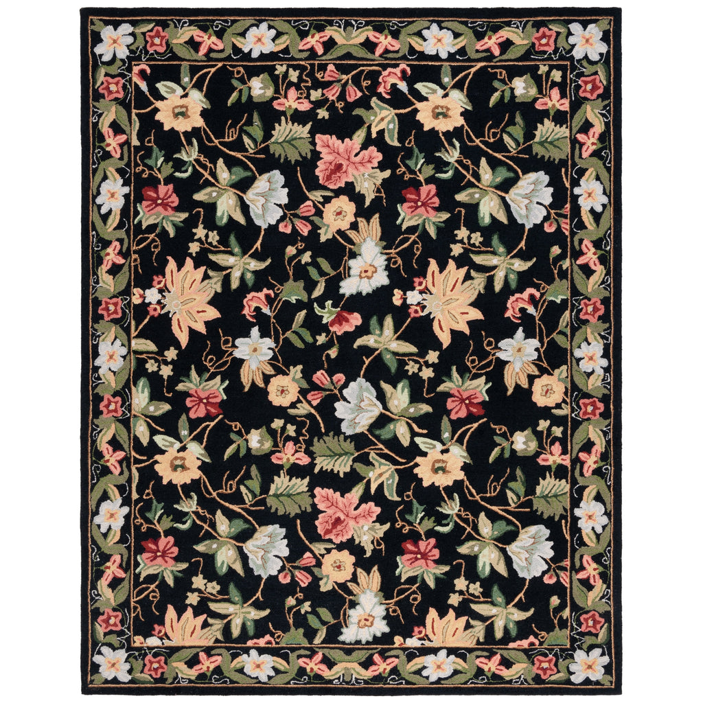 SAFAVIEH Handmade Chelsea Yauhenia French Country Floral Wool Rug
