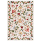 SAFAVIEH Handmade Chelsea Yauhenia French Country Floral Wool Rug
