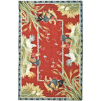 SAFAVIEH Handmade Chelsea Yauheniya French Country Rooster Wool Rug