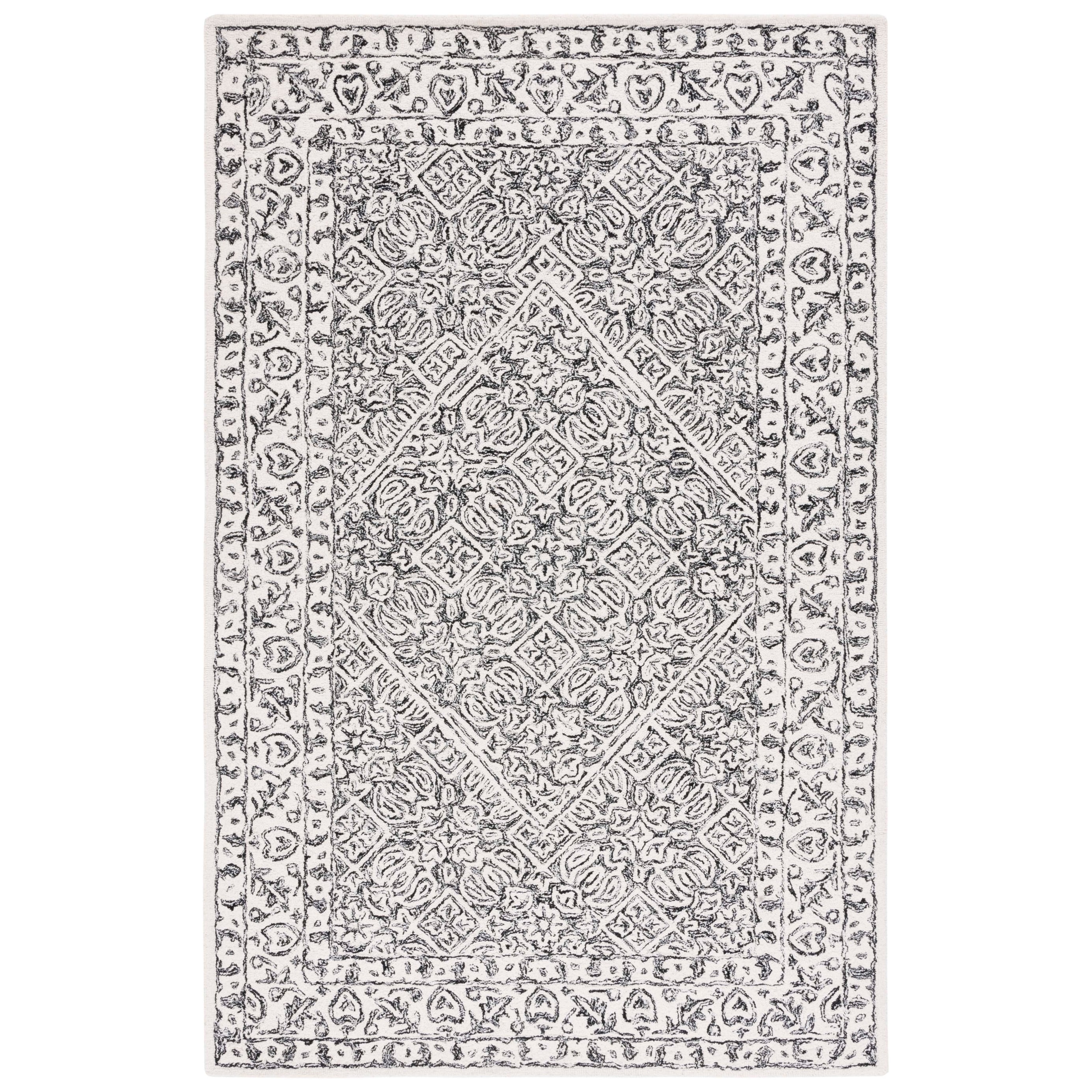 SAFAVIEH Handmade Dip Dye Ibtissam Watercolor Vintage Boho Wool