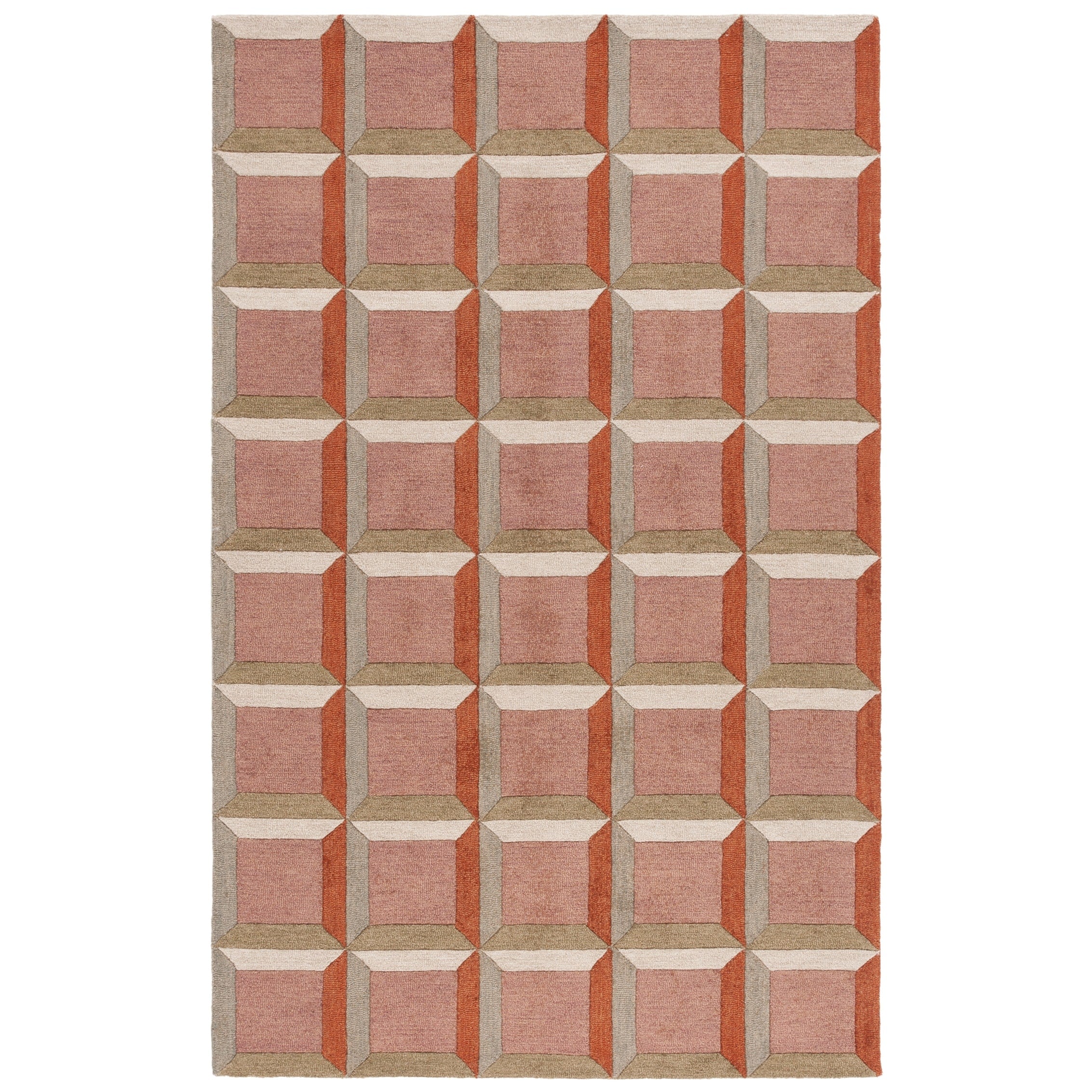 SAFAVIEH Handmade Genre Hikariko Mid-Century Modern Wool Rug