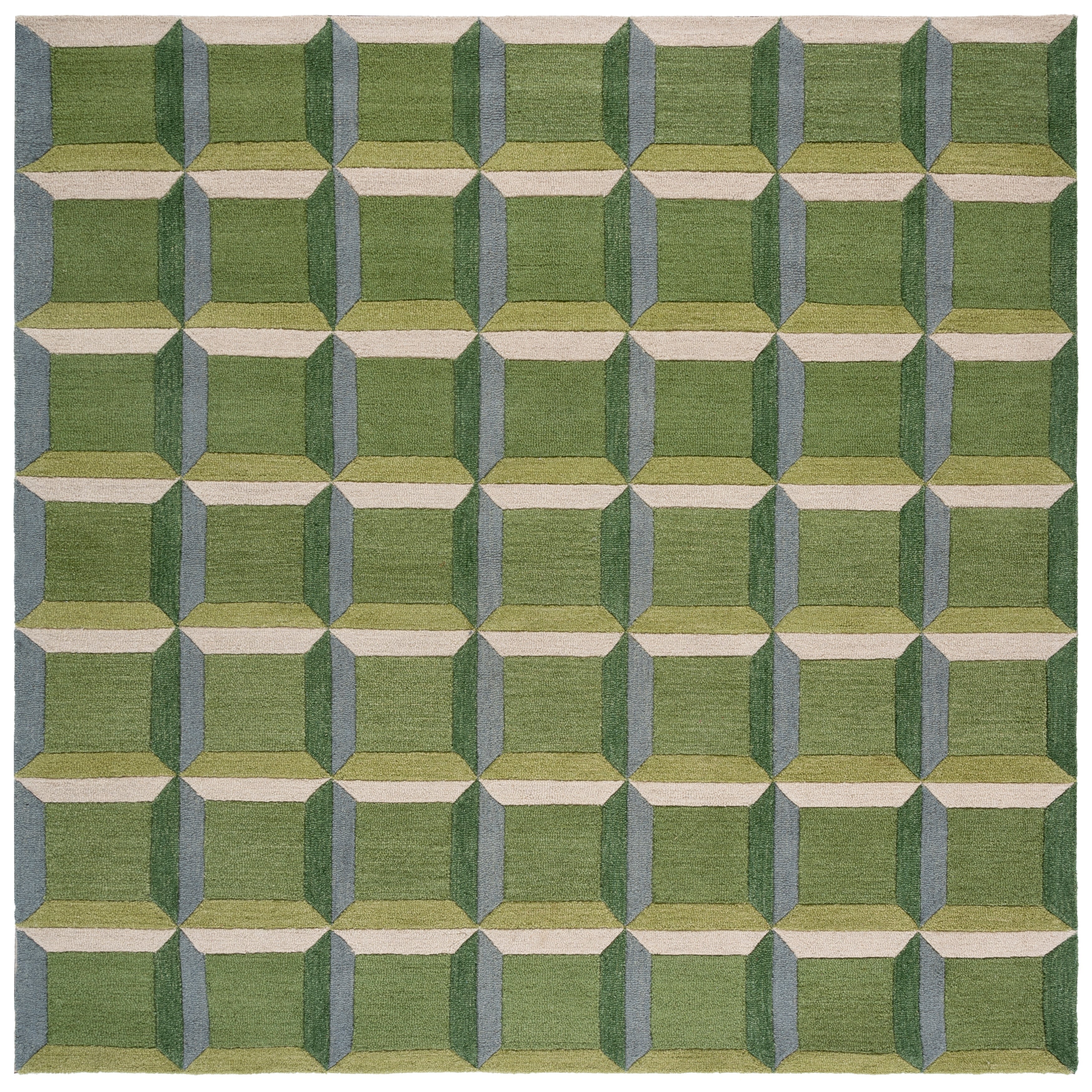 SAFAVIEH Handmade Genre Hikariko Mid-Century Modern Wool Rug
