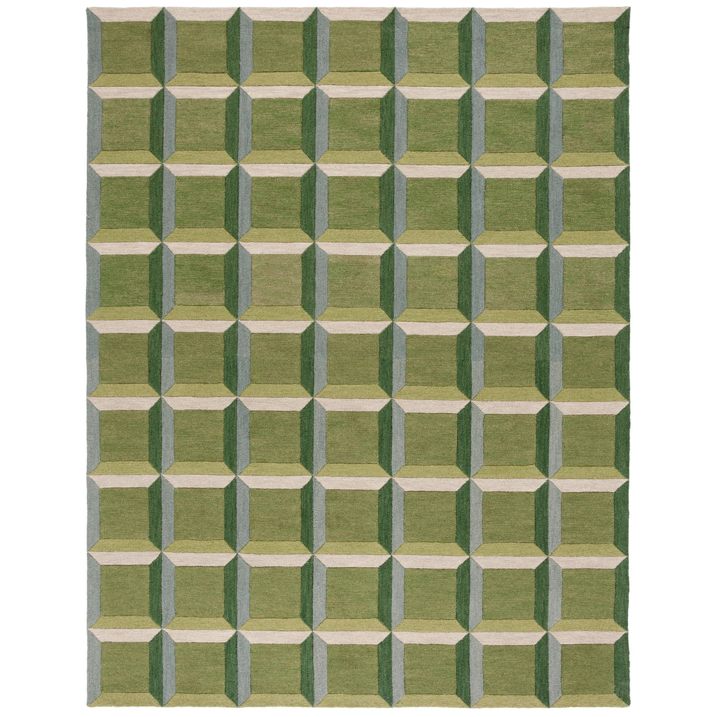 SAFAVIEH Handmade Genre Hikariko Mid-Century Modern Wool Rug