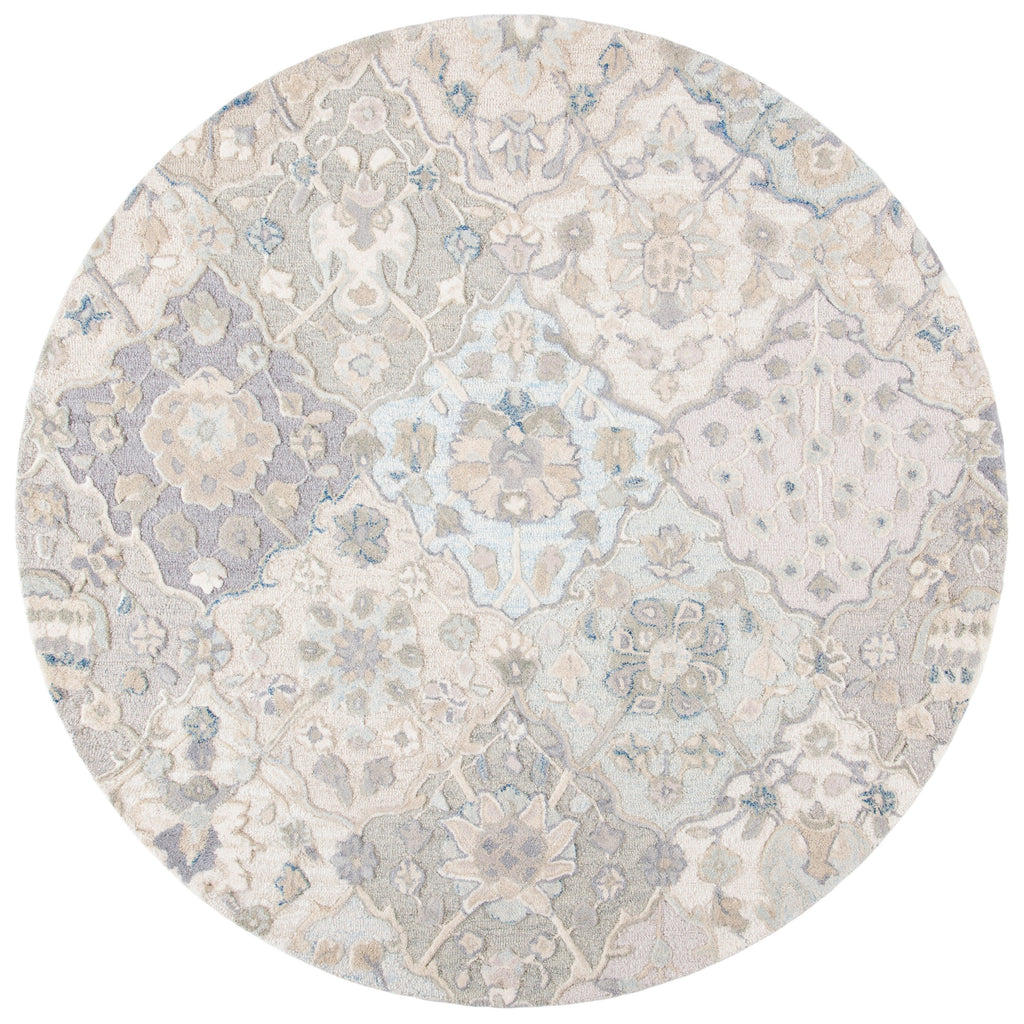 SAFAVIEH Handmade Glamour Printed Floral Wool Rug