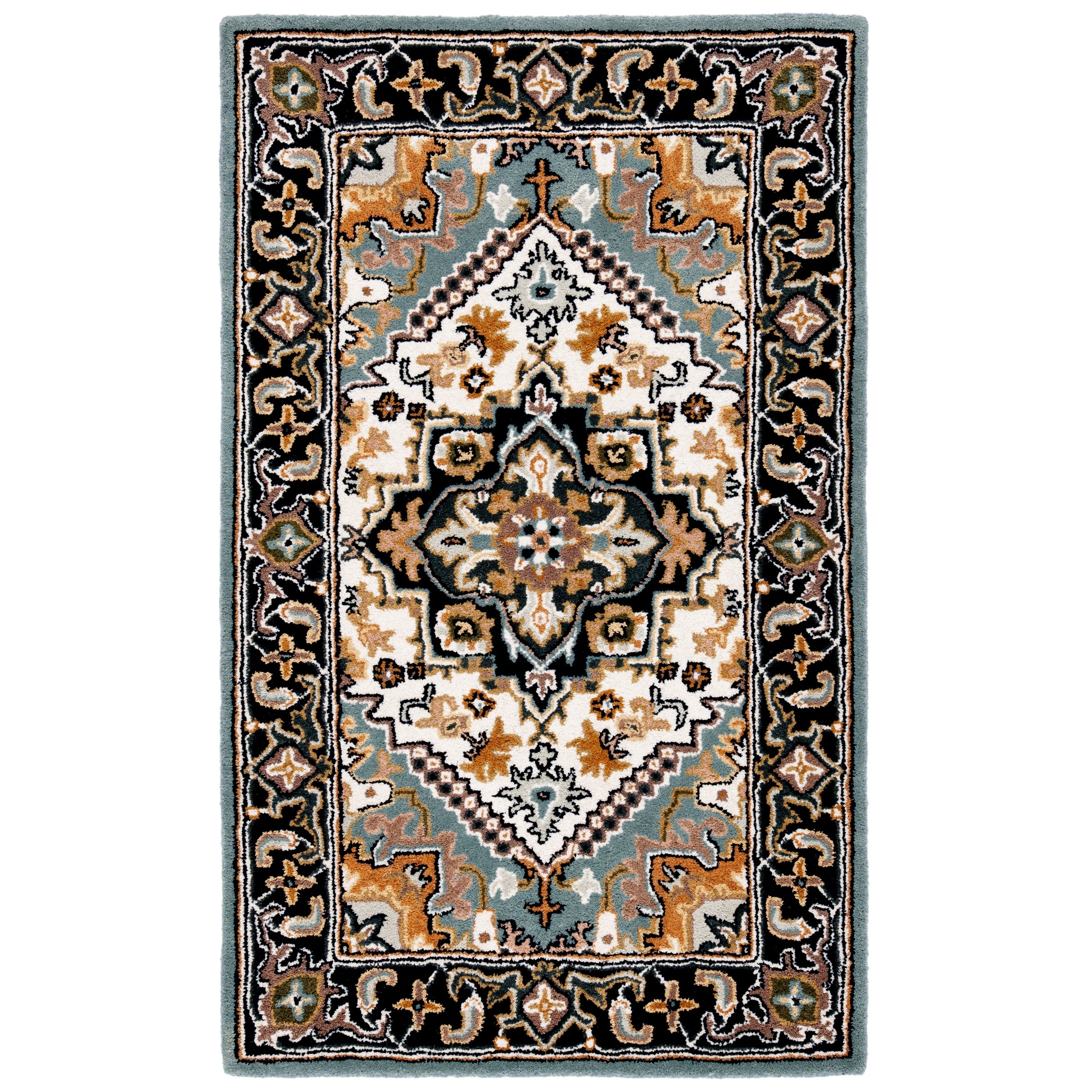 SAFAVIEH Handmade Heritage Carrol Traditional Oriental Wool Rug