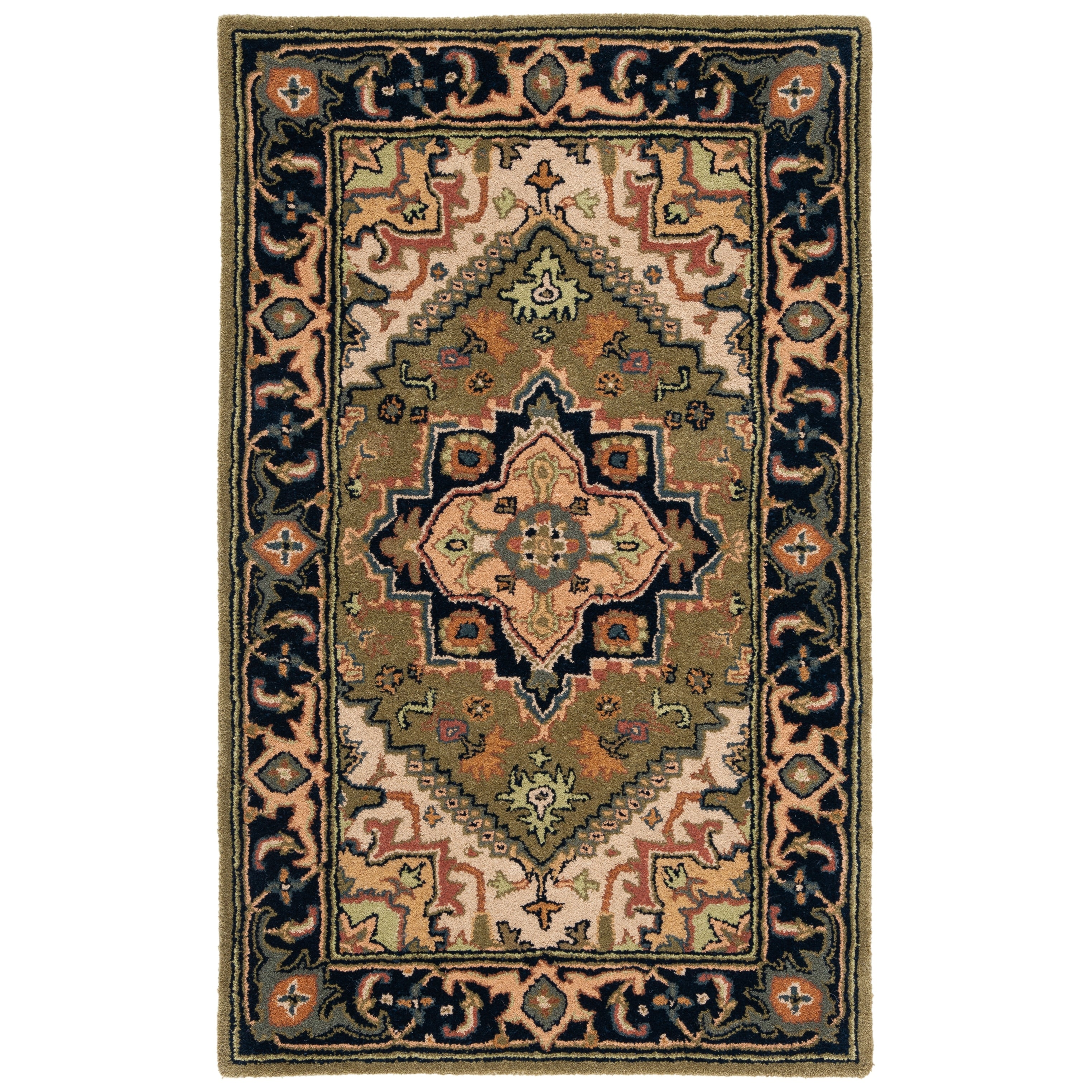 SAFAVIEH Handmade Heritage Carrol Traditional Oriental Wool Rug