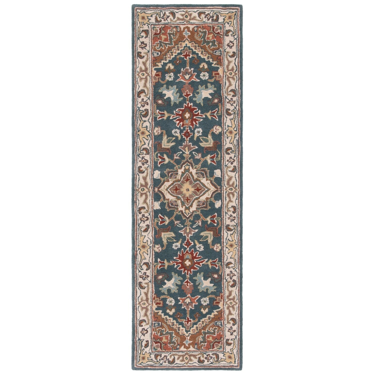 SAFAVIEH Handmade Heritage Carrol Traditional Oriental Wool Rug