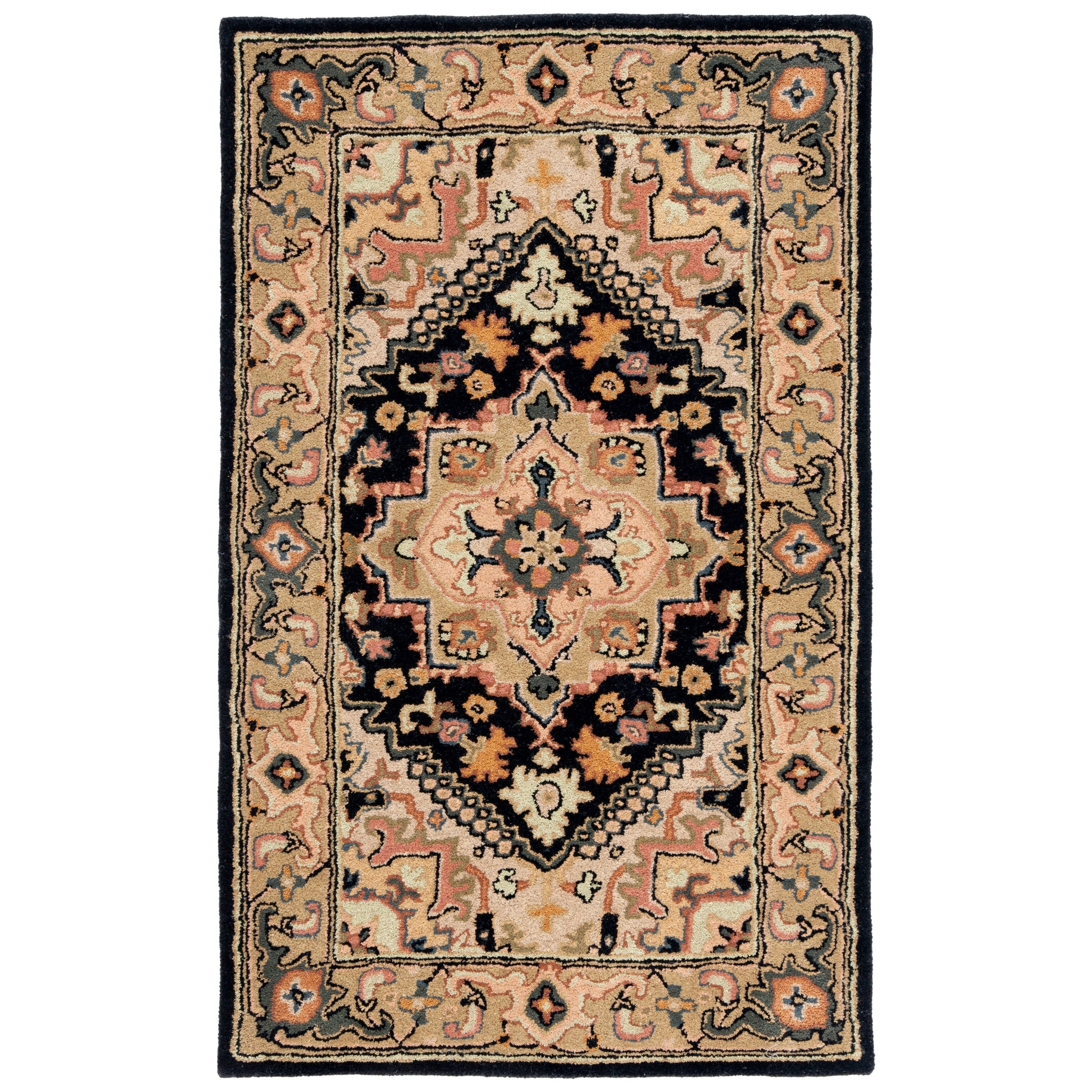 SAFAVIEH Handmade Heritage Carrol Traditional Oriental Wool Rug