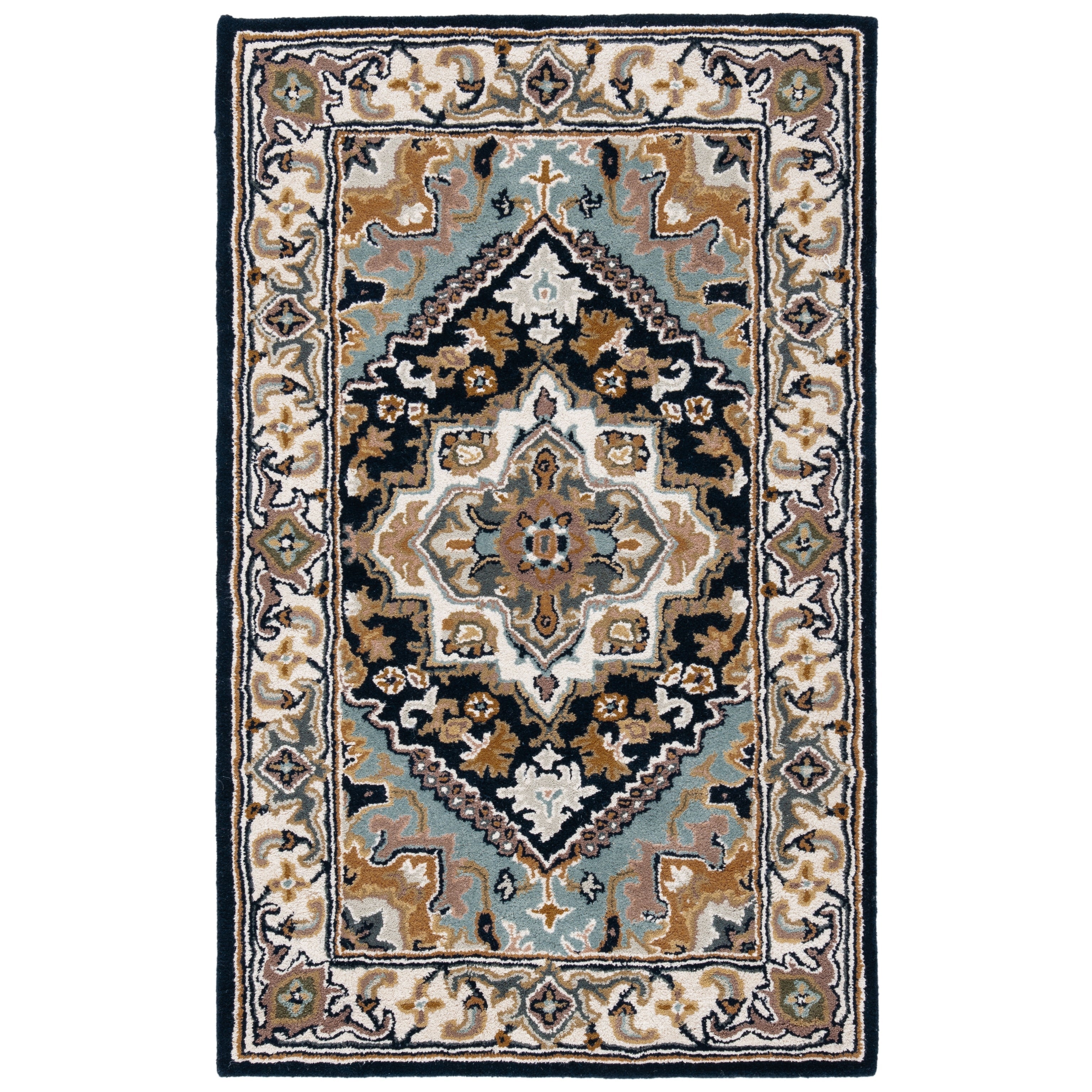 SAFAVIEH Handmade Heritage Carrol Traditional Oriental Wool Rug