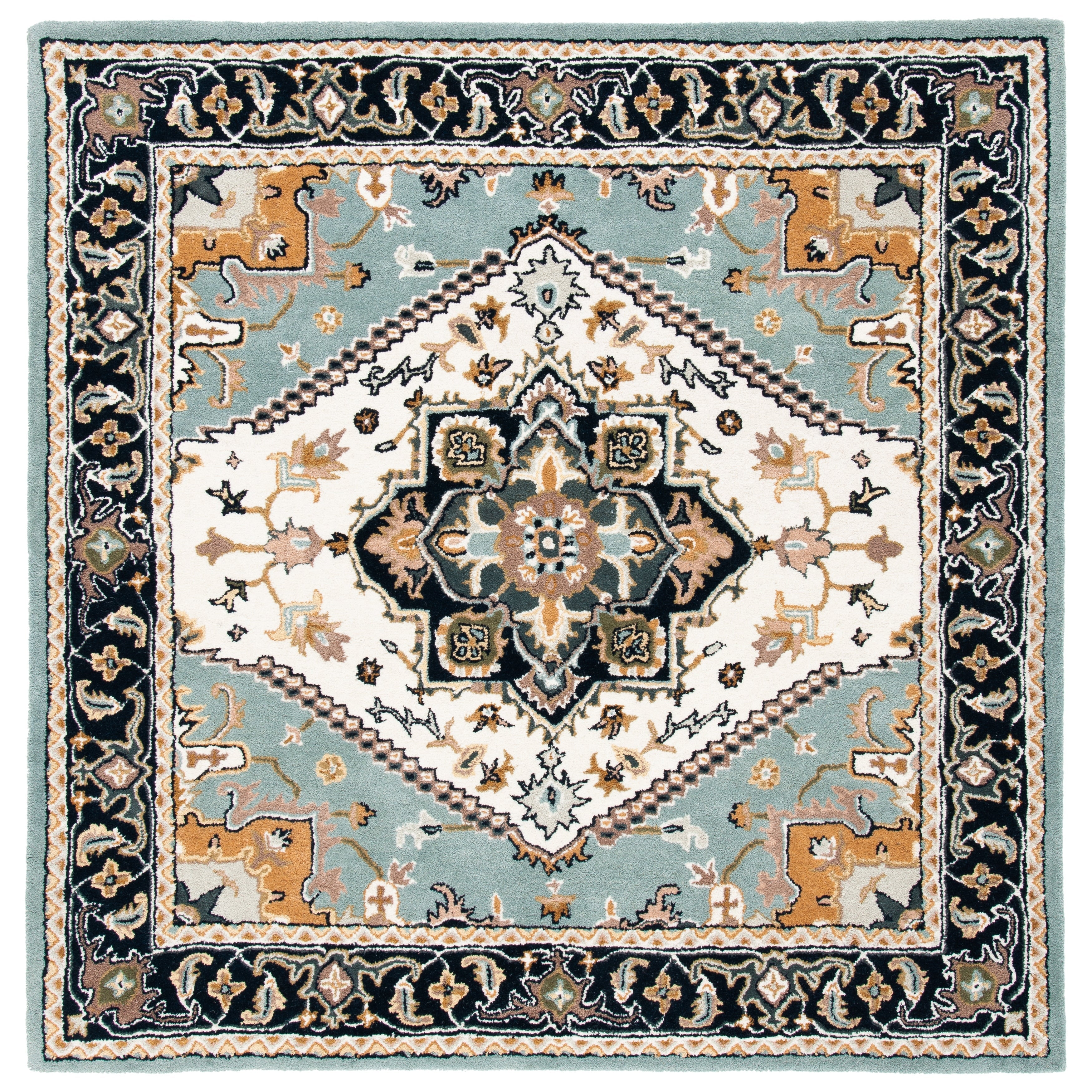 SAFAVIEH Handmade Heritage Carrol Traditional Oriental Wool Rug
