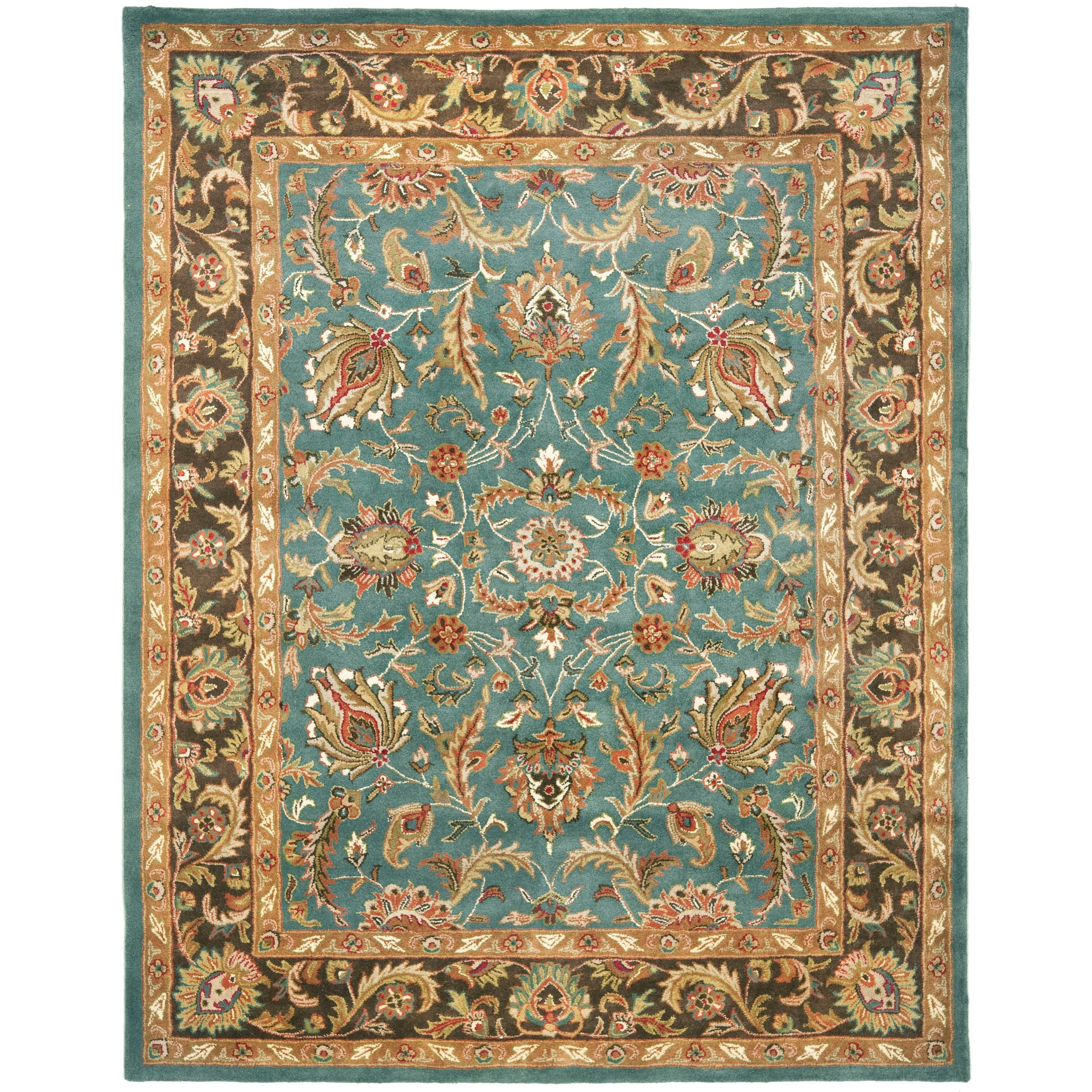SAFAVIEH Handmade Heritage Full Bloom Traditional Oriental Wool Rug